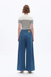 Vintage Pleated Baggy Jeans-Wide Leg-BAYEAS