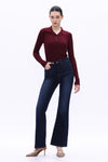 High Rise Flare Denim Jeans
