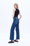 High Rise Wide Leg Denim Jeans-Wide Leg-BAYEAS
