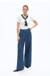 High Rise Wide Leg Jeans-Wide Leg-BAYEAS
