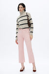 Pink High Rise Straight Jeans-Straight-BAYEAS
