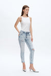 Kelly Mid Rise Skinny Jeans-Skinny-BAYEAS