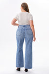 High Rise Slit Bootcut Jeans