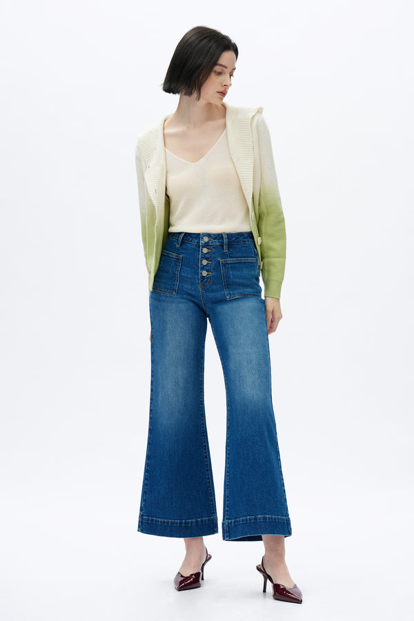 High Rise Wide Leg Jeans (Copy)