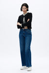 Alsa Mid Rise Wide Leg Jeans