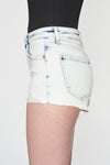 Nova Mid Rise Distressed Denim Shorts-Shorts-BAYEAS