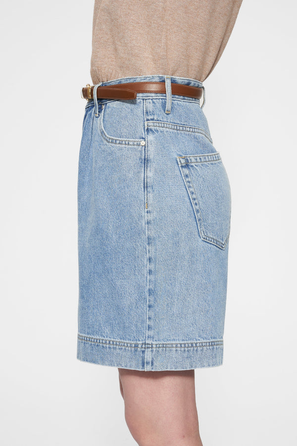 Amanda Bermuda Denim Shorts-Bermuda Shorts-BAYEAS