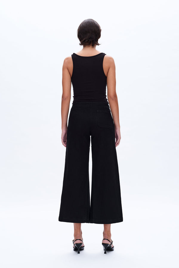 Timothy Low Rise Relax Wide Leg Trousers Denim Jeans-Wide Leg-BAYEAS