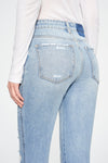 Christine Distressed Mom Jeans-Mom Jeans-BAYEAS