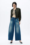 MID RISE DROP CROTCH HAREM-Shorts-BAYEAS