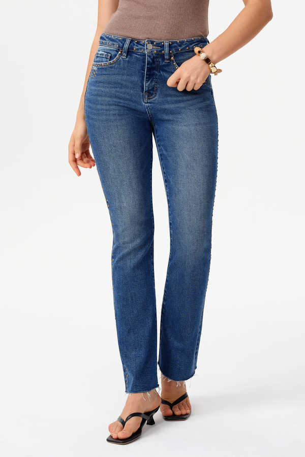 High Rise Bootcut Jeans