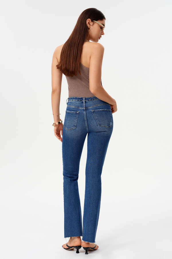 High Rise Bootcut Jeans