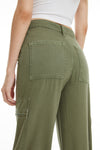 High Rise Mulit Bag Straight Pants-Straight-BAYEAS