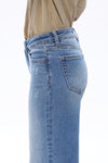 Mid Rise Wide Leg Jeans