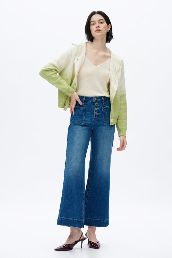 High Rise Wide Leg Jeans (Copy)