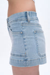Mid Rise Shorts (Light Blue)-Shorts-BAYEAS