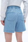 Relax Drawstring Denim Shorts-Shorts-BAYEAS