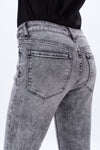 Mid Rise Skinny Jeans-Skinny-BAYEAS