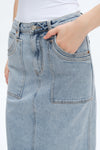 Beth Midi Denim Skirt-Skirts-BAYEAS