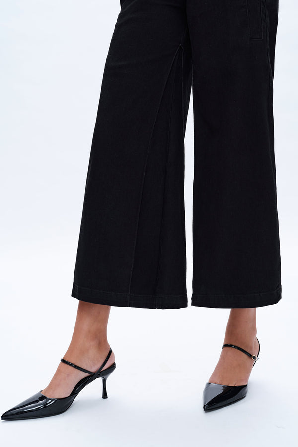 Timothy Low Rise Relax Wide Leg Trousers Denim Jeans-Wide Leg-BAYEAS