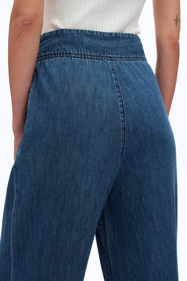 High Rise Wide Leg Jeans-Wide Leg-BAYEAS
