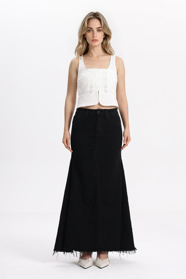 Caius Mid Rise Skirt