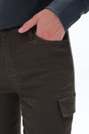 Slim Fit Cargo Jeans-Mom Jeans-BAYEAS