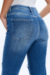 Distressed Mom Jeans-Mom Jeans-BAYEAS