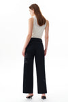 Mid Rise Relaxed Straight Jeans