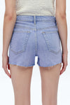 Lily High Rise Distressed Denim Shorts-Shorts-BAYEAS