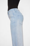 Luna Mid Rise Wide Leg Pants-Wide Leg-BAYEAS