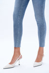 Classic Skinny Jeans Faded Wash-Skinny-BAYEAS