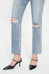 Ally Distressed Straight Jeans-Straight-BAYEAS