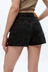 Ella Raw Hem Denim Shorts-Shorts-BAYEAS