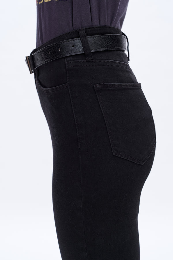 Eva High Rise Flare Denim Jeans-Flare & Bootcut-BAYEAS