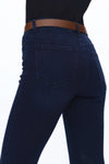 High Rise Flare Denim Jeans-Flare & Bootcut-BAYEAS