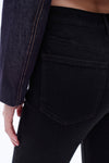 High Rise Skinny Denim Jeans-Skinny-BAYEAS