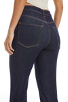 High Rise Straight Denim Jeans-Straight-BAYEAS