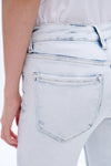 Beth Skinny Jeans With Frayed Hem-Skinny-BAYEAS