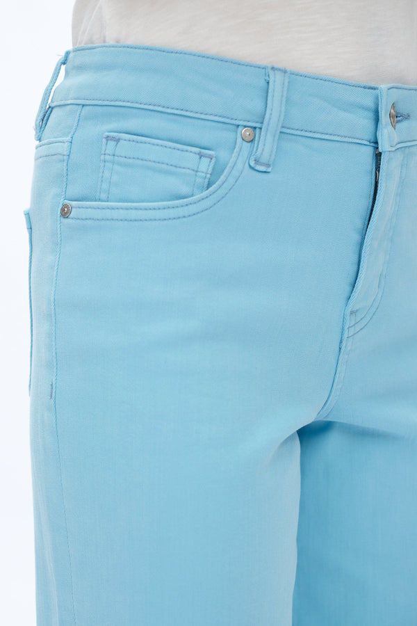 Mid Rise Wide Leg Pants-Wide Leg-BAYEAS