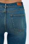 Mid Rise Straight Jeans