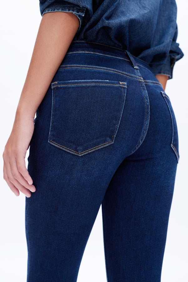 Mid Rise Ankle Skinny Jeans-Skinny-BAYEAS