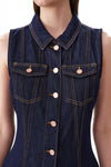 Relaxed Denim Cardigan Dress