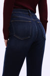 High Rise Flare Denim Jeans-Flare & Bootcut-BAYEAS