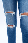 Distressed Mom Jeans-Mom Jeans-BAYEAS