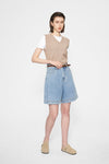 Amanda Bermuda Denim Shorts-Bermuda Shorts-BAYEAS