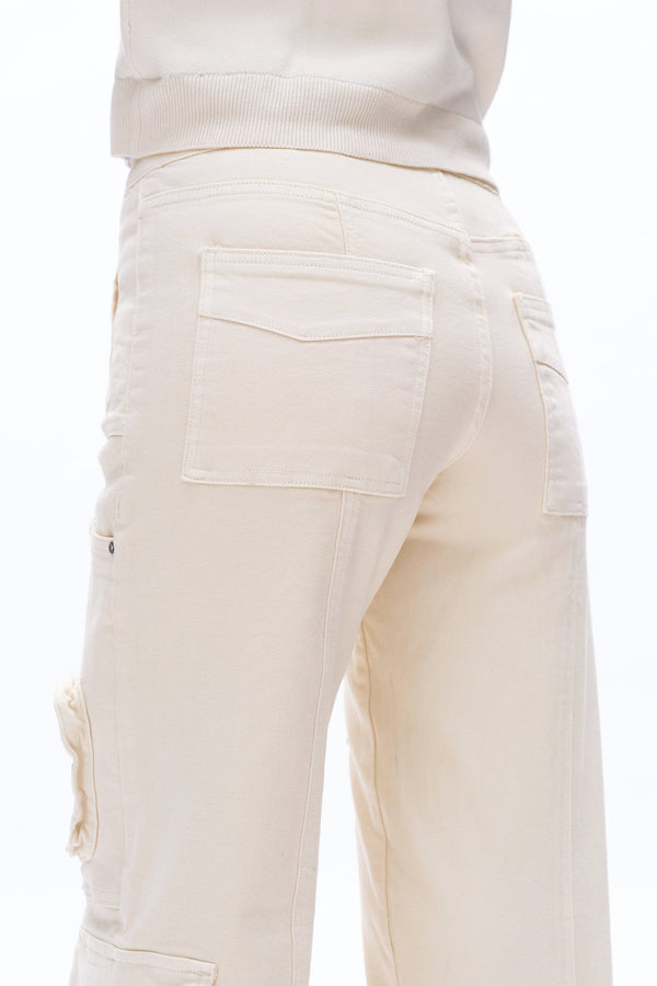 CARRY MID RISE WIDE LEG-Skirts-BAYEAS