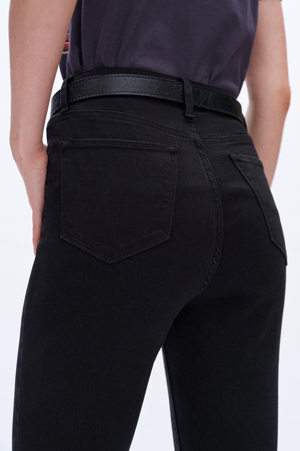 Eva High Rise Flare Denim Jeans-Flare & Bootcut-BAYEAS