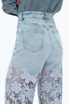 HIGH RISE LACE WIDE LEG-Wide Leg-BAYEAS