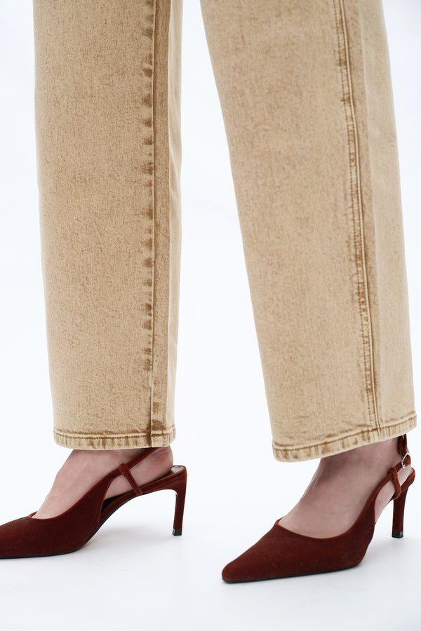 High Rise Barrel Jeans